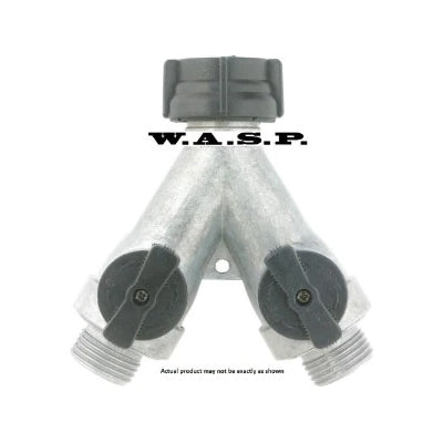 WASP Garden Hose Thread Y with Dual Shut-Off